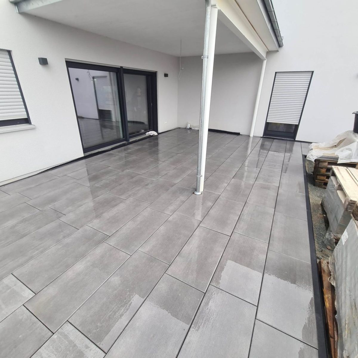 Terrassenbau Steinbelag